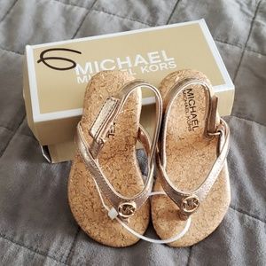 Michael Kors baby girl sandals 2 pair